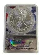 2021 ANACS Graded MS 70 American Silver Eagle 1 oz. Fine Silver Dollar