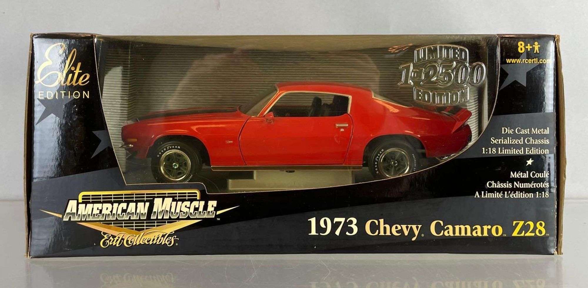 ミニカー American Muscle 1973 Chevy Camaro Z28 JADA Autko samochód 1973 Chevrolet Camaro Szybcy i Wściekli