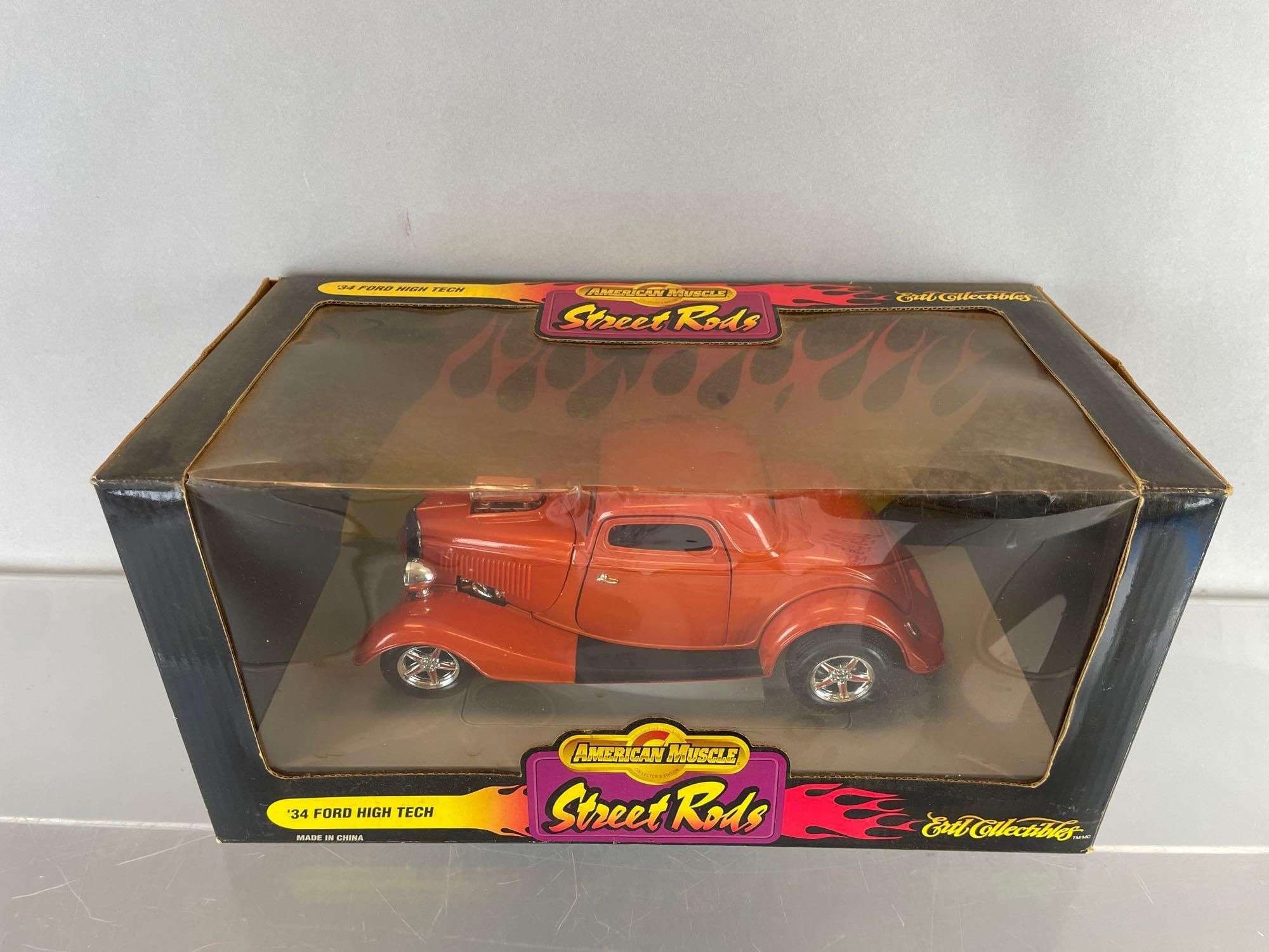 Ertl American Muscle Street Rods 34 Ford High Tech Die-Cast Car - Matthew  Bullock Auctioneers