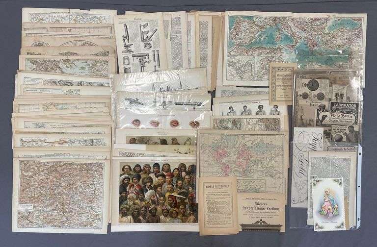 Large Group of Vintage German Ephemera - Matthew Bullock Auctioneers