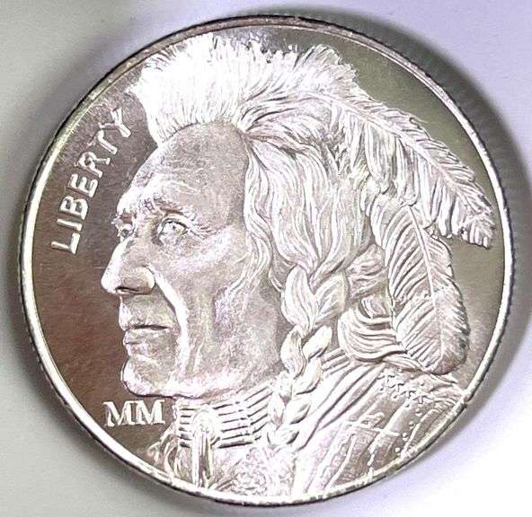 The best 1 oz Native American Buffalo .999 Fine Silver Rounds