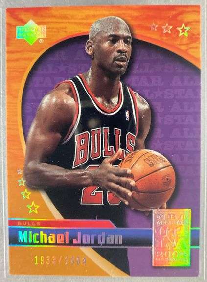 Rare 2004 Upper Deck All-Star Game Michael Jordan #MJ 1933/2004