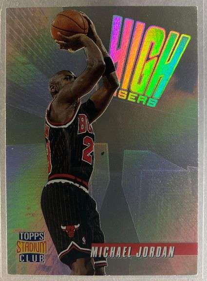 1996 Stadium Club High Risers Michael Jordan #HR14