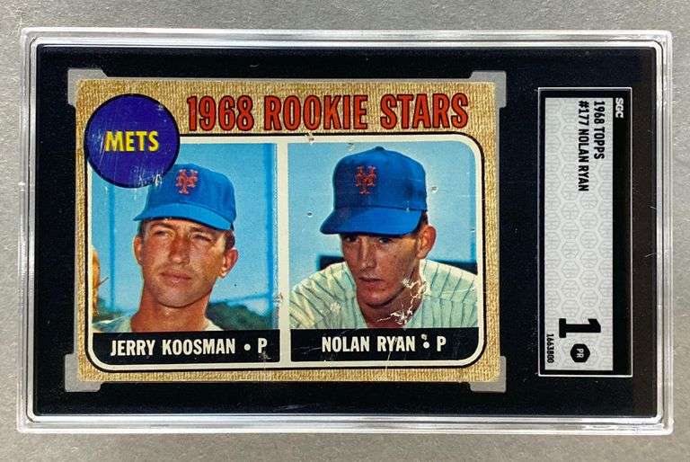 1968 Topps Nolan Ryan #177 SGC 1