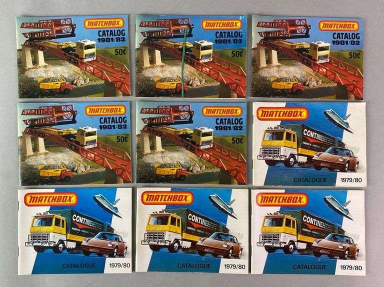 Group of 9 Matchbox Collectors Catalogues