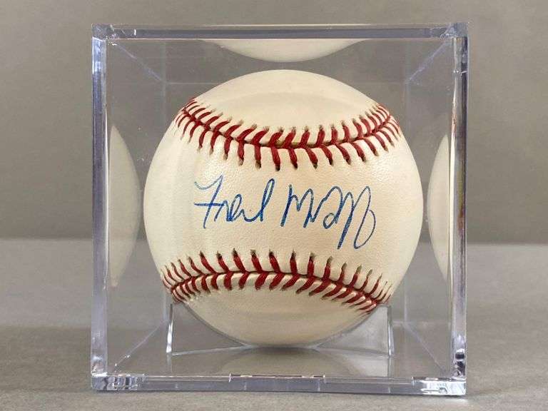 Fed McGriff Signed Official MLB Rawlings Selig Baseball