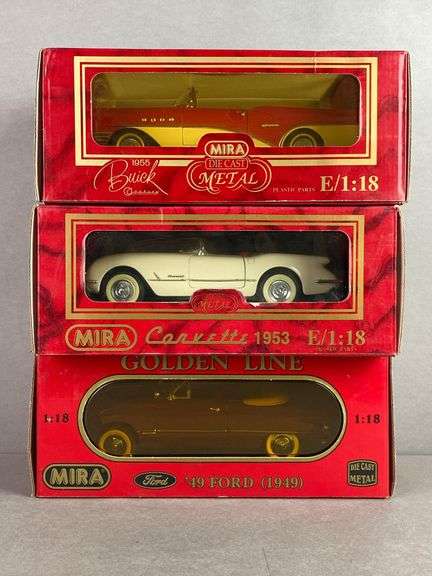 Group of 3 MIRA Classic Model Cruisers