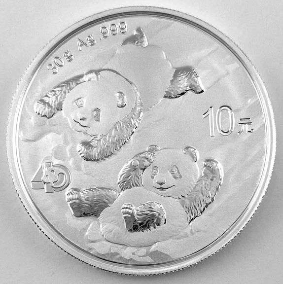2022 China Panda 1 oz .999 Fine Silver Round