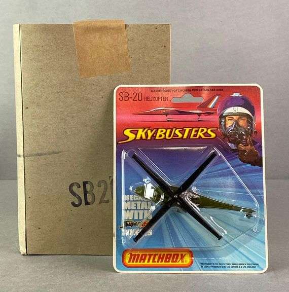 Factory Sleeve of 6 Skybusters SB-20 Matchbox Die-Cast Vehicles