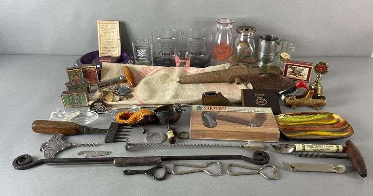 Group of Assorted Alcohol Related Items and More - Matthew Bullock ...