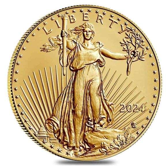 2024 $5 American Eagle 1/10th oz. Fine Gold