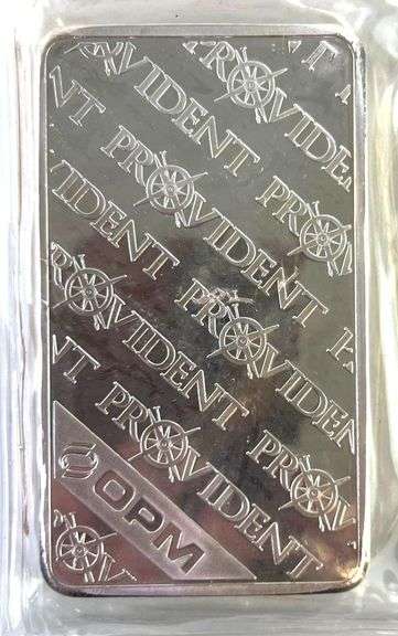 10 oz .999 Fine Silver Bar Compass Provident Metals Sealed
