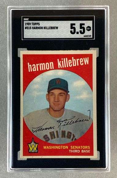 1959 Topps Harmon Killebrew SGC 5.5