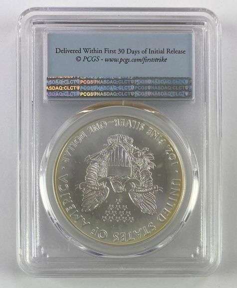 2016 US Mint Silver American Eagle .999 Fine Silver NGC MS69 First Strike Flag 30th Anniversary