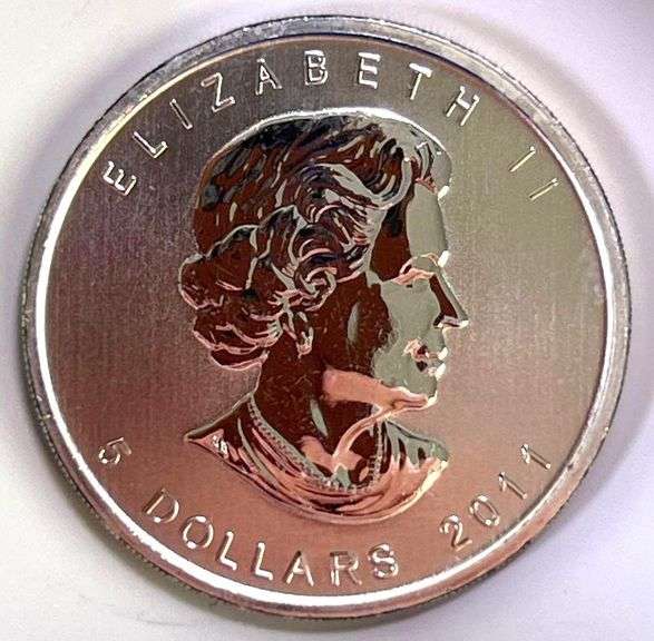 2011 Canada Wildlife Series Grizzly Bear 1 oz .9999 Fine Silver