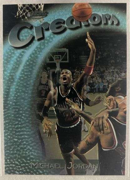 1997 Topps Finest Silver Embossed Michael Jordan #287