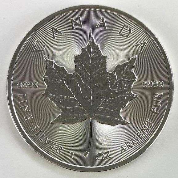 2022 Canada Maple Leaf 1oz. 9999 Fine Silver