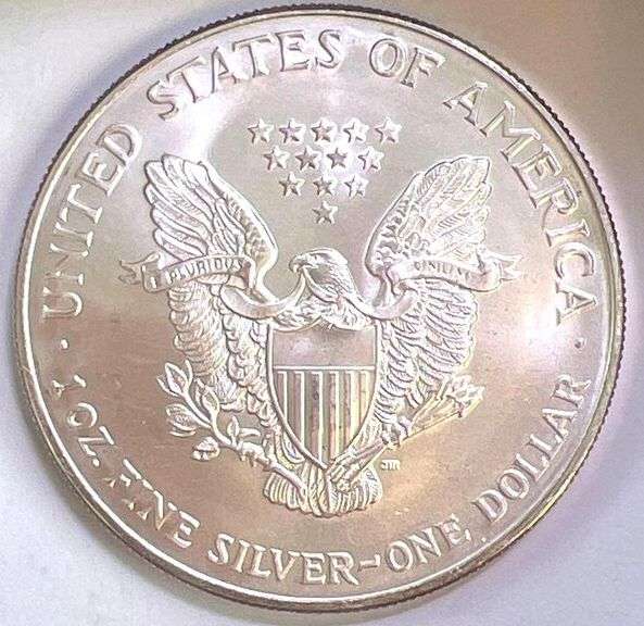 2002 US Mint American Silver Eagle .999 Fine