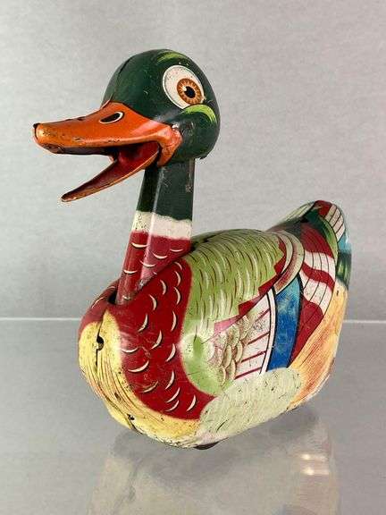 Daiya Japan Tin Litho Friction Duck