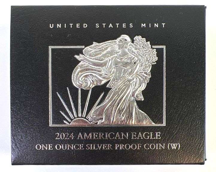 2024 US Mint Proof Silver Eagle in Box with Papers