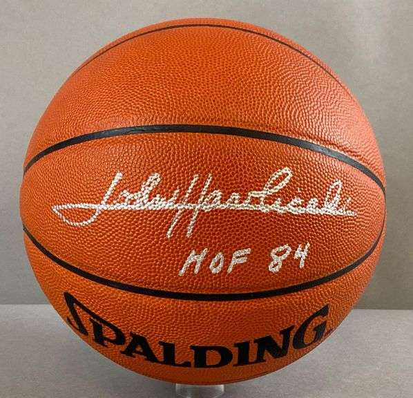 John Havlicek Signed Official NBA Spalding Stern with JSA COA