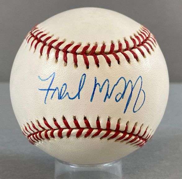 Fed McGriff Signed Official MLB Rawlings Selig Baseball