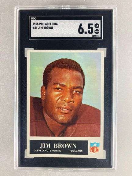 1965 Philadelphia Jim Brown #31SGC 6.5