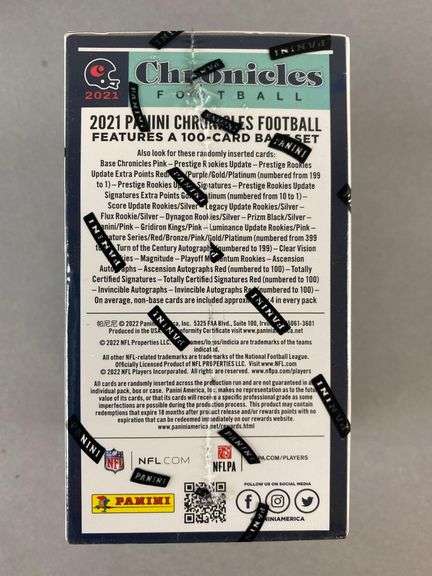 3 - 2021 Chronicles Football Blaster Boxes