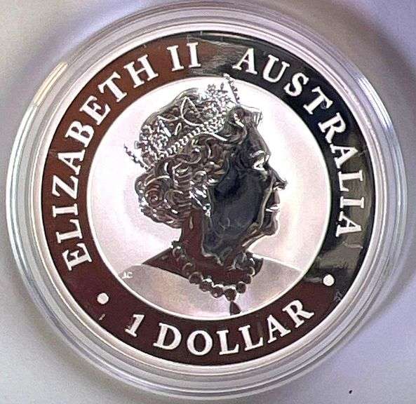 2023 Australia Kookaburra Proof Like 1 oz .9999 Fine Silver Round in Cap