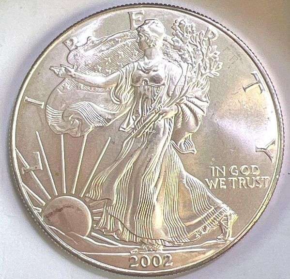 2002 US Mint American Silver Eagle .999 Fine