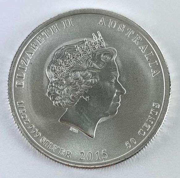 2015 50c War in the Pacific Battle of the Coral Sea 1/2oz. 999 Fine Silver