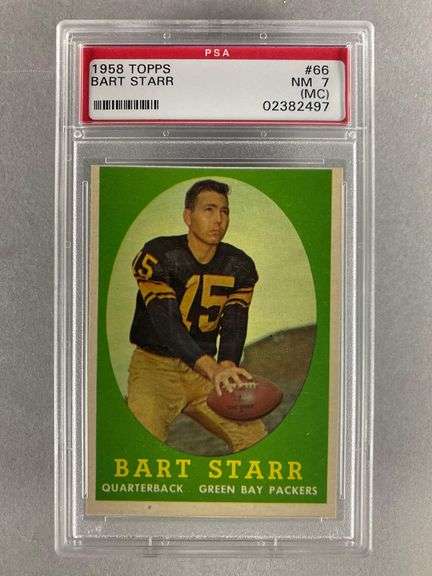 1958 Topps Bart Starr #66 PSA 7 mc