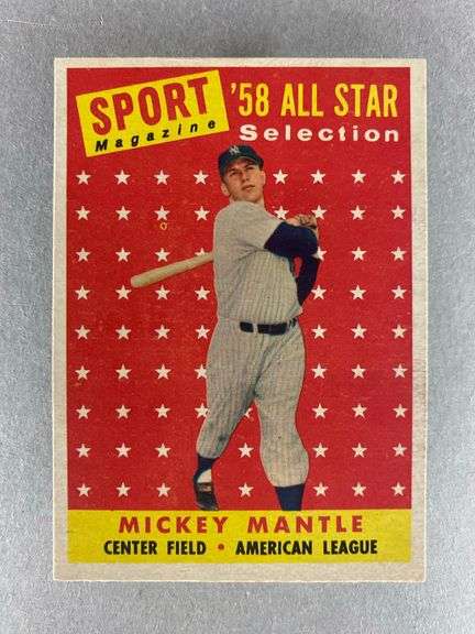 1958 Topps Mickey Mantle All-Star #487