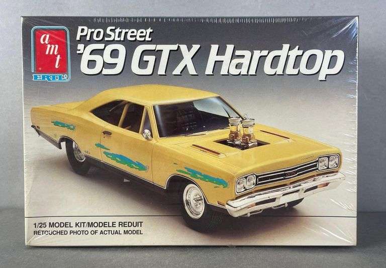 69 Gtx R Model Kit AMT Ertl Pro Street 1969 GTX Hardtop Model Kit - Matthew Bullock ...