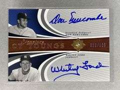 2005 Ultimate Signatures Cy Young Dual Auto Don Newcombe and Whitey Ford 22/125