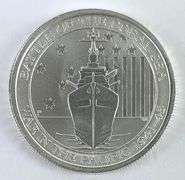 2015 50c War in the Pacific Battle of the Coral Sea 1/2oz. 999 Fine Silver