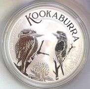 2023 Australia Kookaburra Proof Like 1 oz .9999 Fine Silver Round in Cap