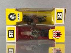 Group of 2 Britains LTD Harley-Davidson and B.M.W. Die-Cast Motorcycles