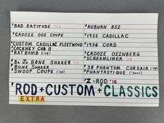 Group of 50+ Mattel Hot Wheels Rod and Custom Die-Cast Cars
