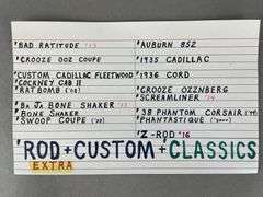 Group of 50+ Mattel Hot Wheels Rod and Custom Die-Cast Cars
