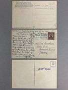 3 - 1920s -50s New York Yankees and New York Giants Stadium Postcards