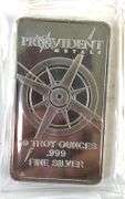 10 oz .999 Fine Silver Bar Compass Provident Metals Sealed