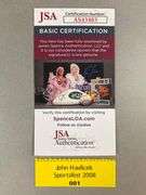 John Havlicek Signed Official NBA Spalding Stern with JSA COA