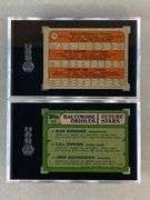 1972 and 82 Topps Carlton Fisk, Cooper Red Sox Rookies #79 and Cal Ripken Jr. #21 SGC 6 and 5.5