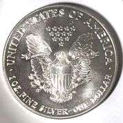 1990 US Mint Silver American Eagle 1 oz .999 Fine Silver