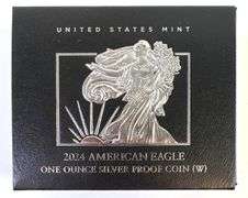 2024 US Mint Proof Silver Eagle in Box with Papers