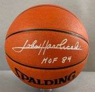 John Havlicek Signed Official NBA Spalding Stern with JSA COA