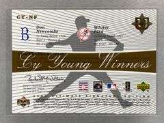 2005 Ultimate Signatures Cy Young Dual Auto Don Newcombe and Whitey Ford 22/125