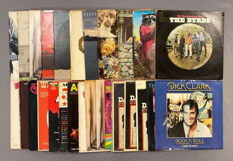 Group of 70+ Vintage Vinyl Records Including Eric Clapton and More ...