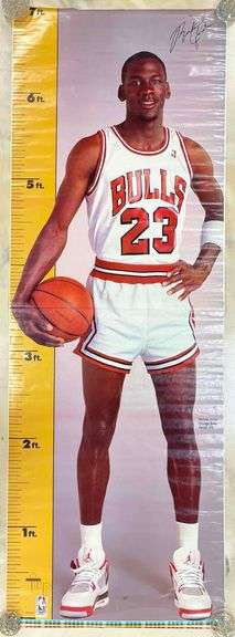 1987 Michael Jordan Measure Up Poster - Matthew Bullock Auctioneers